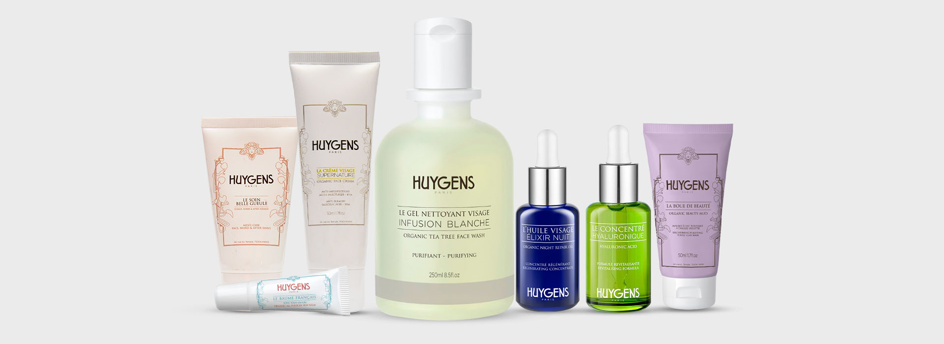 Productos Huygens para una Rutina de Cuidado Facial